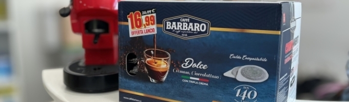 Scorta Famiglia | 140 cialde Barbaro Nero